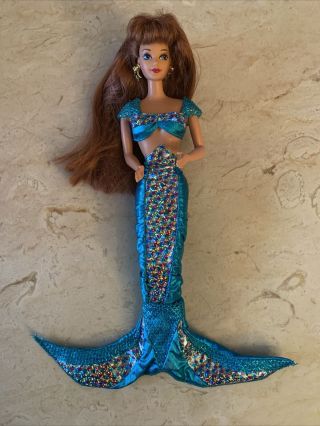 Vintage Rare 1995 Jewel Hair Mermaid Midge Doll.  Hair