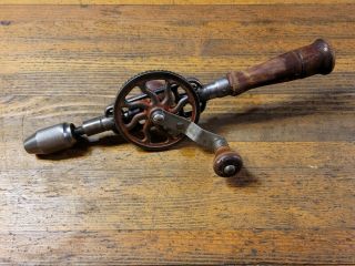 Antique Tools Hand Drill Auger Bit Brace Millers Falls 2 - A Vintage Tools ☆usa