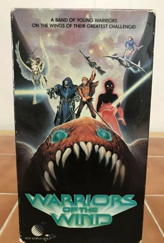 Very Rare Warriors Of The Wind Vhs 1990 Starmaker R&g Video Anime Oop (a)