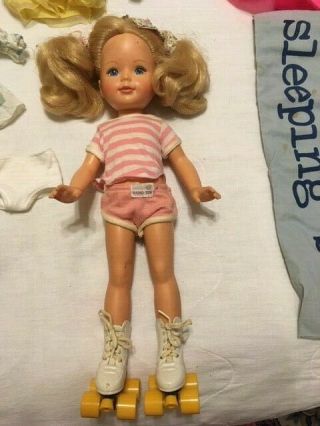 Vintage 1980s Tomy Hang Ten Kimberly Roller Skate 17 " Doll (rare)