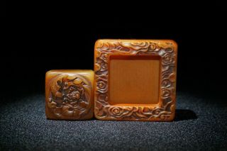 Chinese Natural Shoushan Stone Handmade Exquisite Seal 70179 2