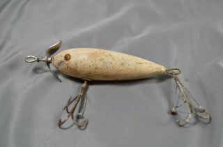 Vintage South Bend Lure Glass Eyes,  White