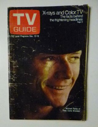 Philadelphia Dec 13 Tv Guide 1969 Then Came Bronson Michael Parks Aaron Spelling