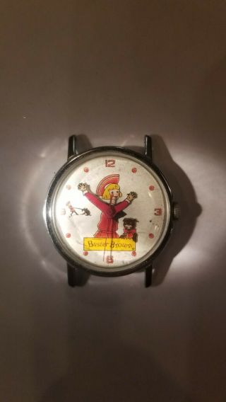 Buster Brown Mechanical Wind Up Watch - Vintage,  Not Running