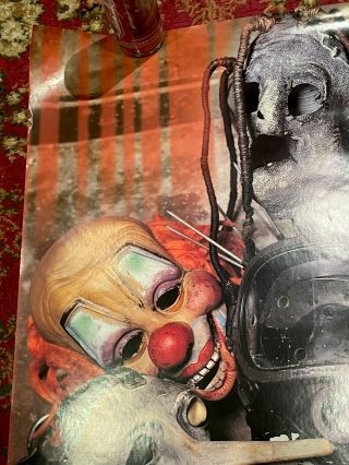 Slipknot Vintage Promo Poster Self Titled 2000 RARE IOWA Corey Taylor Blue Grape 2