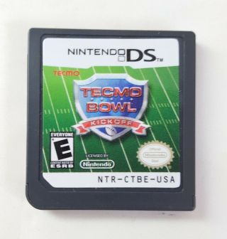 Tecmo Bowl: Kickoff - Nintendo Ds Video Game Cartridge Rare Football 2008 Nds