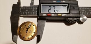 Vintage 1960s Bulova Sea King Men ' s Watch Dial - (27.  44mm) 2