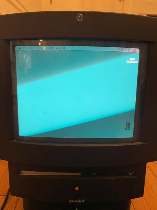 RARE Black Macintosh TV M1580 - Perfect - Vintage Apple 2