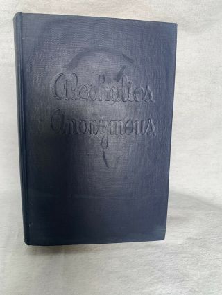 Alcoholics Anonymous 1st Edition 12th Printing 1948 The Blue Book Aa Rare