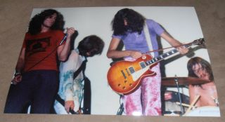 11x14 Inch Photo Led Zeppelin Jimmy Page Robert Plant Bonham Rare