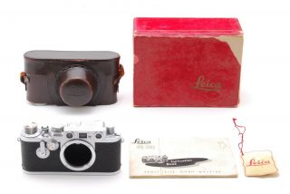 [RARE Red dial EXC,  in Box] Leica IIIf 3f Rangefinder 35mm Film From japan 2