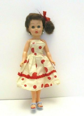 1950s Miss Coty Girl Doll Brunette Revlon Clone Circle P Vintage Fashion Clothes