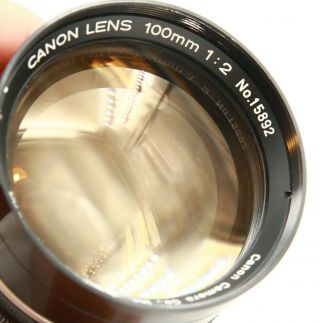 Rare Early Canon 100/2 100mm F2 Lens M39 Ltm For Leica Japan