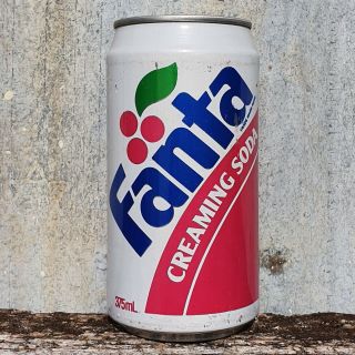 Rare Fanta Creaming Soda 1990 Can 375ml (coca - Cola Sydney)