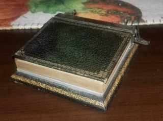 Rare Antique Cartier Sterling Silver And Leather Note Pad And Mechanical Pen