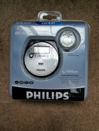 Philips Expanium Exp 431/17 Portable Cd Mp3 Player Very Rare