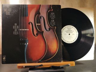 The Mozart Duos For Violin & Viola Fuchs Columbia Y 35228 White Label Promo Rare