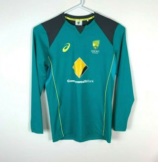 Australia Cricket Asics Long Sleeve Rare Shirt Size Men 