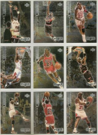 Michael Jordan 1999 Upper Deck Black Diamond Set Of 14 Cards Rare Massive Bv$$$$