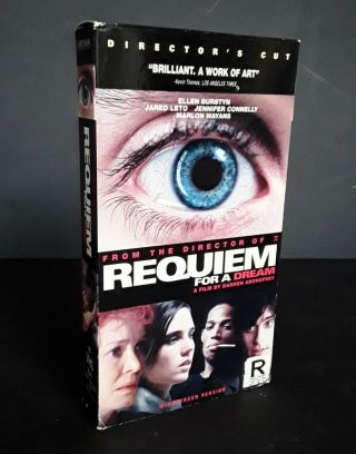 Requiem For A Dream Vhs Artisan Video Rare Jared Leto Ex Rental