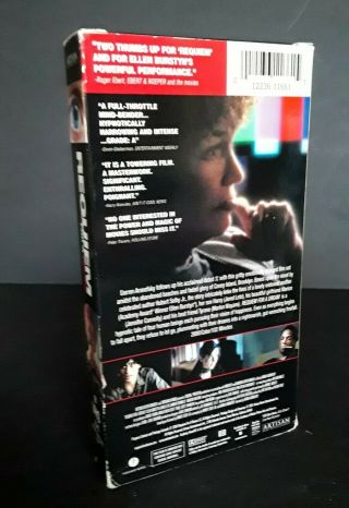 Requiem For A Dream VHS Artisan Video RARE Jared Leto Ex Rental 2