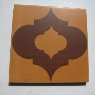 Vintage 1960s 6 " X 6 " Brown Moroccan Floor Tile,  432 Sq Ft Available,  Italy