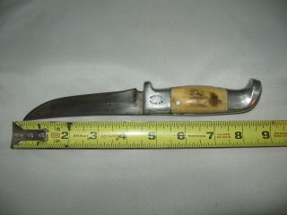 Rare 1943 - 44 R H Ruana Square Cut Stag Knife