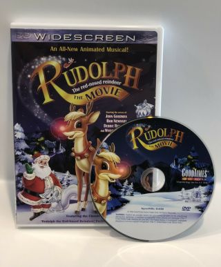 Rudolph The Red - Nosed Reindeer - The Movie Dvd Animated Christmas Musical Rare