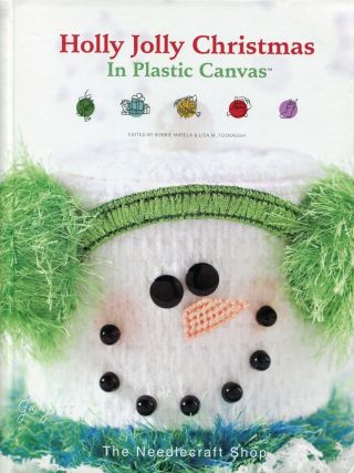 Holly Jolly Christmas In Plastic Canvas,  50,  Festive Patterns Project Book Rare