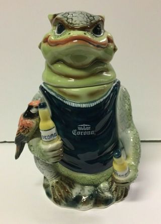 Corona Beer Horned Toad Lidded Stein By Tradex Very Limited Production Rare