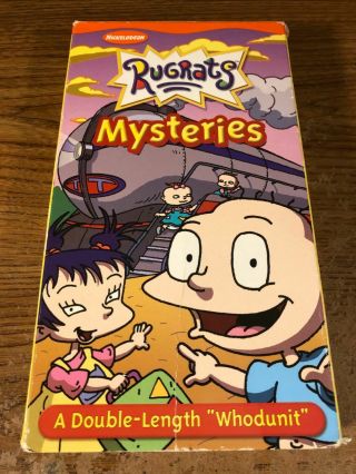 Rugrats Mysteries Vhs Movie Vcr Video Tape Cartoon Rare