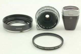RARE [NEAR w/ Finder] Canon 25mm f/3.  5 L Leica Screw L39 LTM From JAPAN 2
