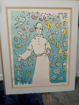 Peter Max Signed Serigraph - Rare Find
