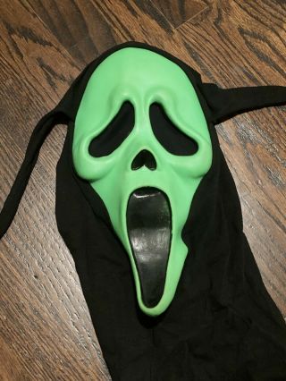 Scream Mask Fantastic Faces Fun World Gen 2 Ghost Face Rare Green