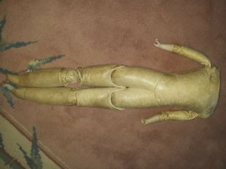 Antique Kid Leather Body Is 19 Inches Long Needs Small Repair