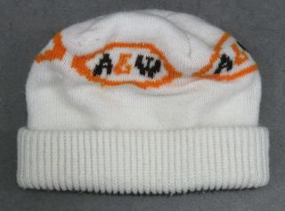A & W Root Beer Knit Stocking Cap Hat,  Rare Advertising Or Employee?