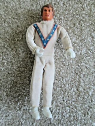 Rare Vintage Evel Knievel Evil Stunt Cycle Doll 1970s Toy Action Doll