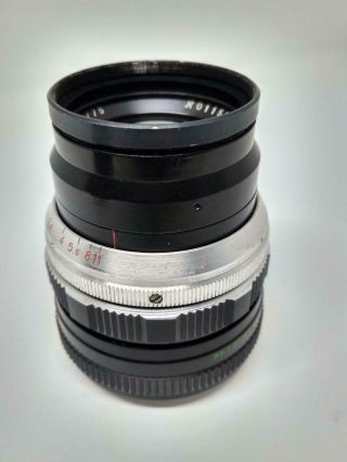 Rare PO2 - 2m 75mm f/2.  0 CLA M42 M39 RO2 Fast Portrait cinema Lens like OKC1 - 75 - 1 5