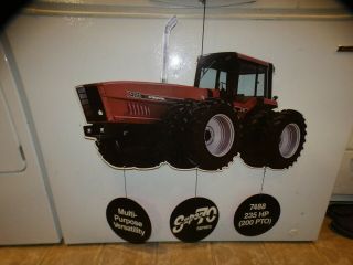 Rare Ih International 7488 Tractor Sign - - - - Dealer Item - - - Large