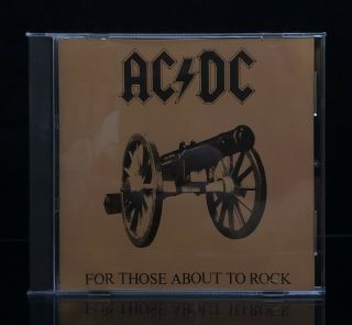 Ac/dc - For Those About To Rock We Salute You Rare First Issue Cd Atlantic 1987