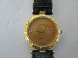 Vintage Oscar De La Renta Men’s Quartz Watch Swiss Movement Repair 5420