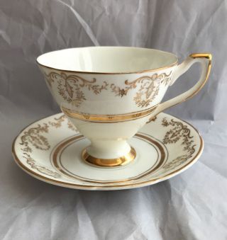 Crownford Of England China Tea Cup And Saucer