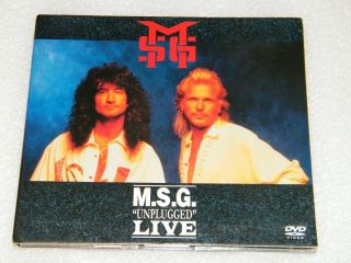 Dvd Rare Msg Live Unplugged 1992 M.  S.  G.  Mcauley Schenker Group Shark Island Ca