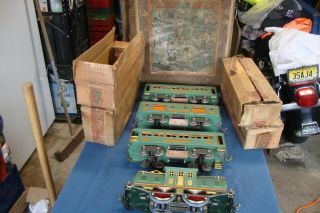 Lionel Standard Gauge 352 Set With Very Rare 10 Loco Green Frame Build A Loco