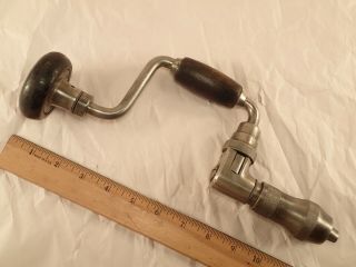 Rare Stanley Rule & Level No.  X 3 - 6 In.  Ratcheting Bit Brace,  1911 Patent
