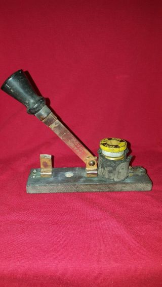 Antique Barber Electric Fused Knife Switch 30 Amp Vintage Electrical Power