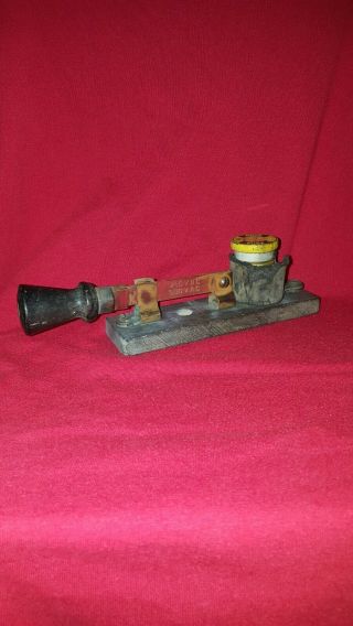 Antique Barber Electric fused Knife Switch 30 amp vintage electrical power 3