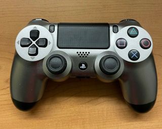 Ps4 Playstation Dualshock 4 Batman Steel Grey Wireless Controller Extremely Rare