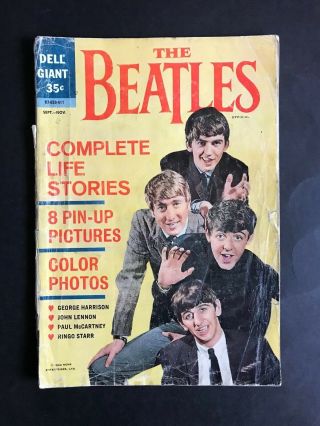 Comic Dell Rare The Beatles Comic 1 From 1964
