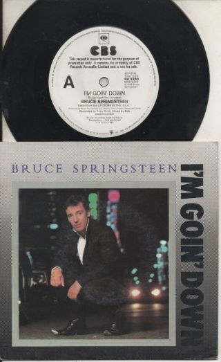 Bruce Springsteen Rare 1984 Aust Promo Only 7 " Oop P/c Single " I 